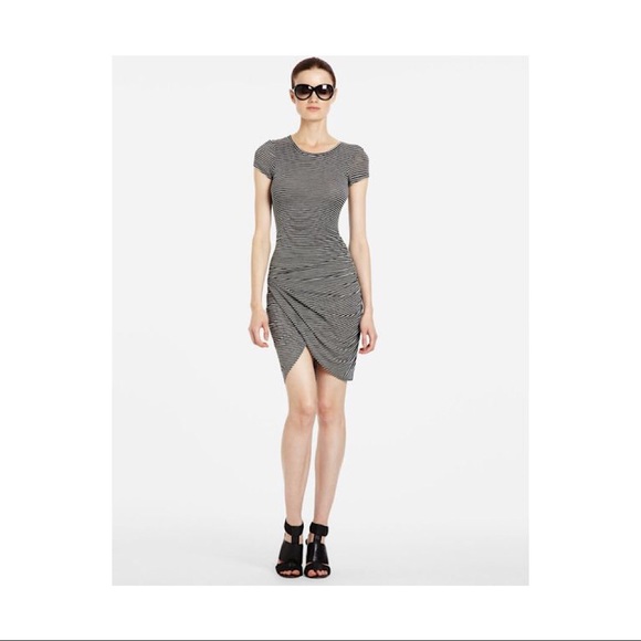 BCBG Aina Petal Hem Dress